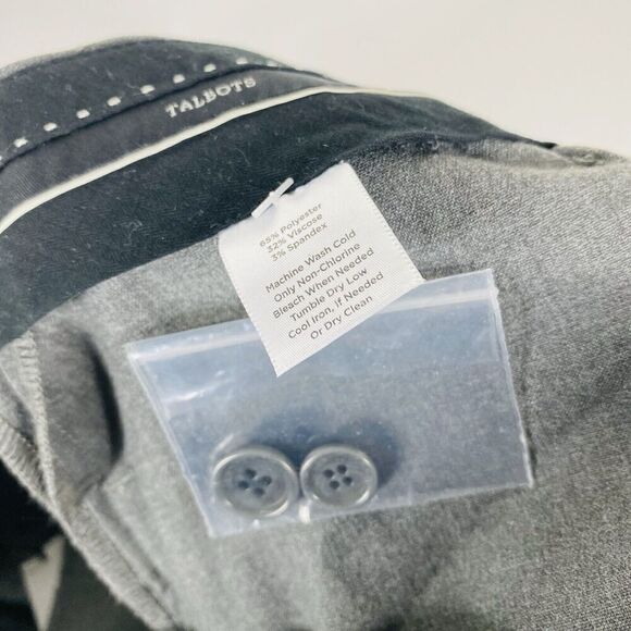 Talbots Size 16 Signature Dress Pants Gray Career Business Work - Picture 4 of 4